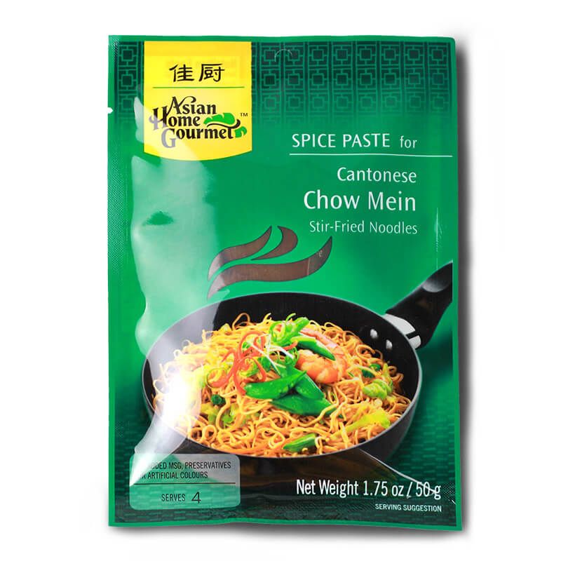Chow Mein rezance koreniaca pasta ASIAN HOME GOURMET 50g