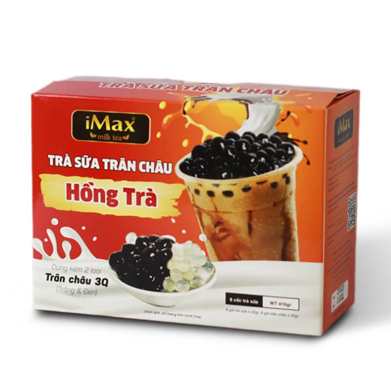 Bublinkový čaj s čiernym čajom iMAX 416 g