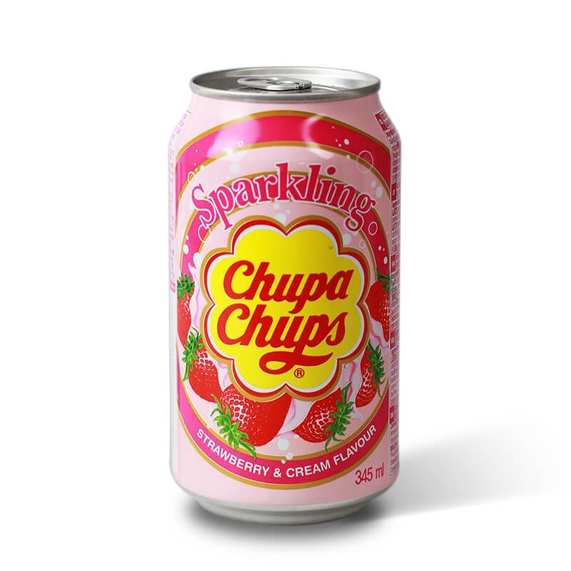 CHUPA CHUPS jahodový krémový nápoj 345 ml