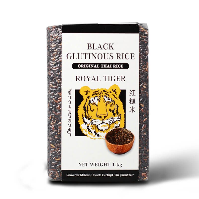 Čierna lepkavá ryža Royal Tiger 1kg