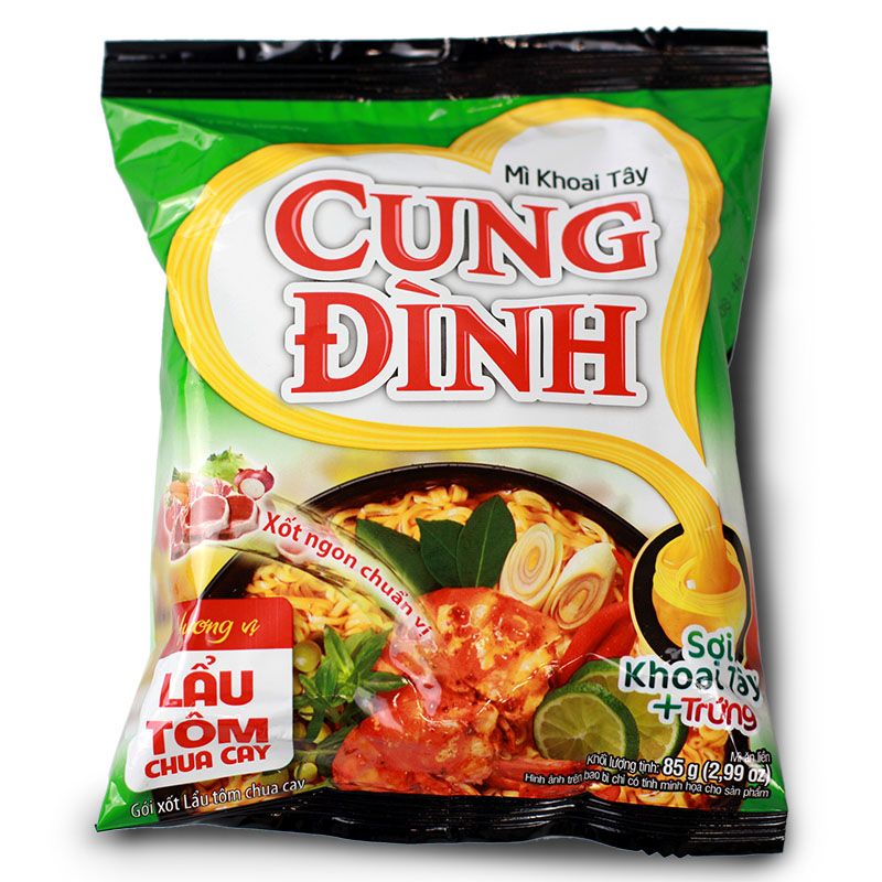 Cung Dinh Instantná polievka kyslo-pikantná krevetová 85g