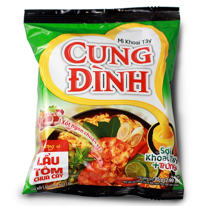 Cung Dinh Instantná polievka kyslo-pikantná krevetová 85g