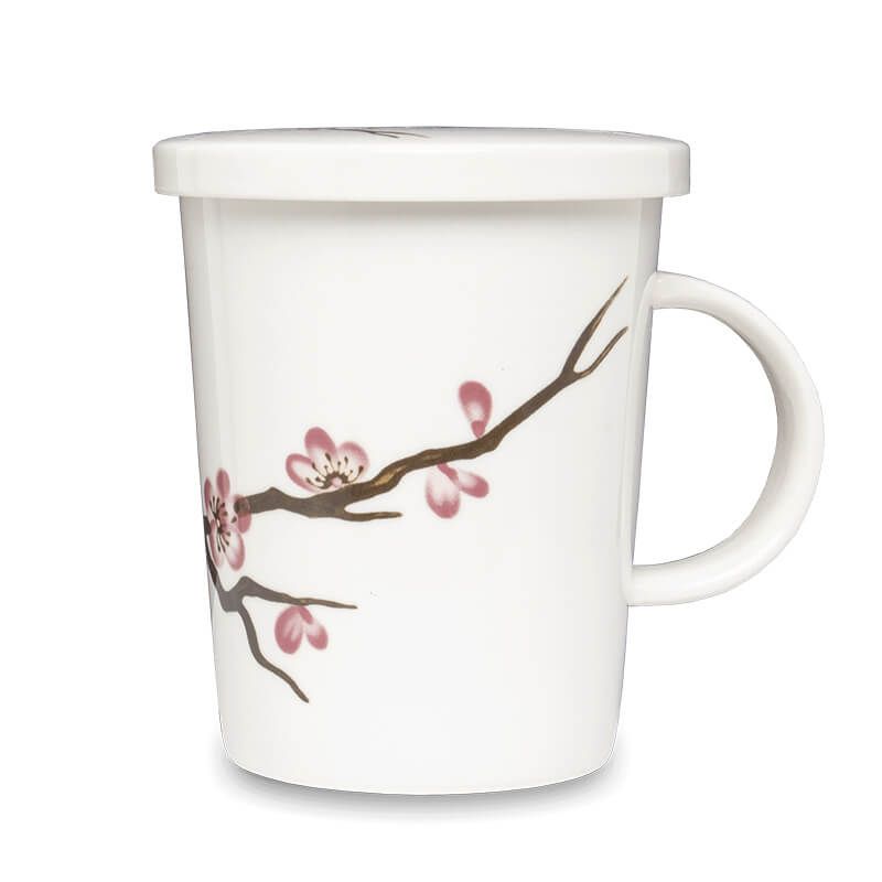 Hrnček na čaj s filtrom Sakura Ø9,5 cm | H11 cm 6007488
