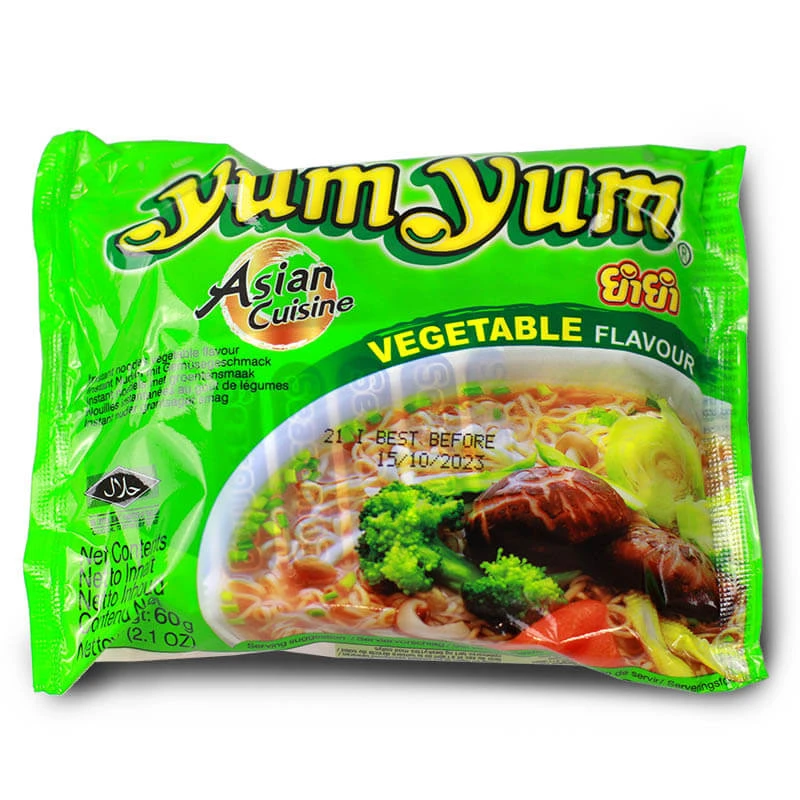 Instantná rezancová polievka zeleninová YUM YUM 60g
