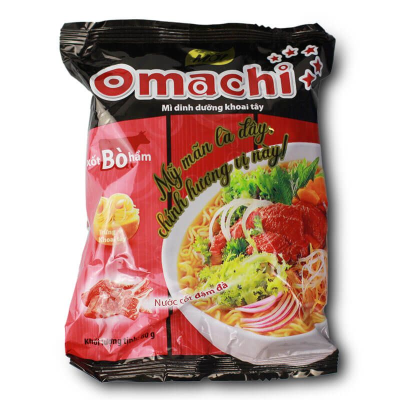 Instantné polievky hovädzia príchuť Omachi 80 g