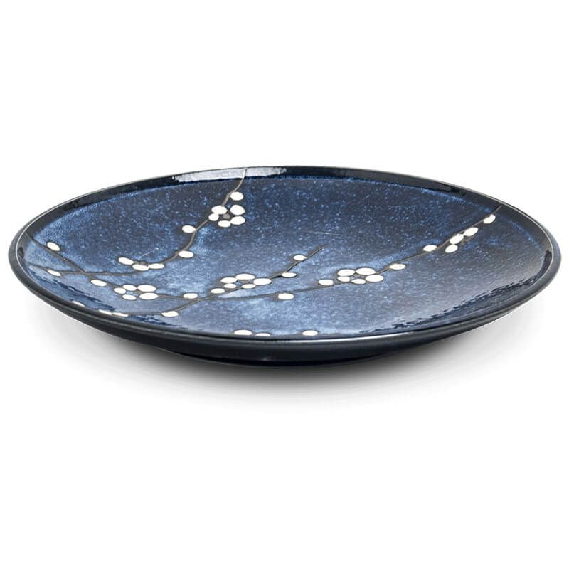 Japonský tanier Hana Blue Ø25,5 cm | H3,8 cm 6040841
