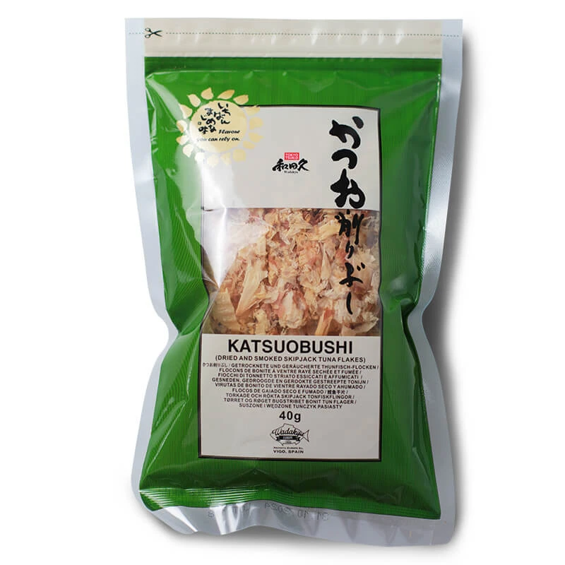 Katsuobushi - Sušené a údené vločky tuniaka pruhovaného 40g