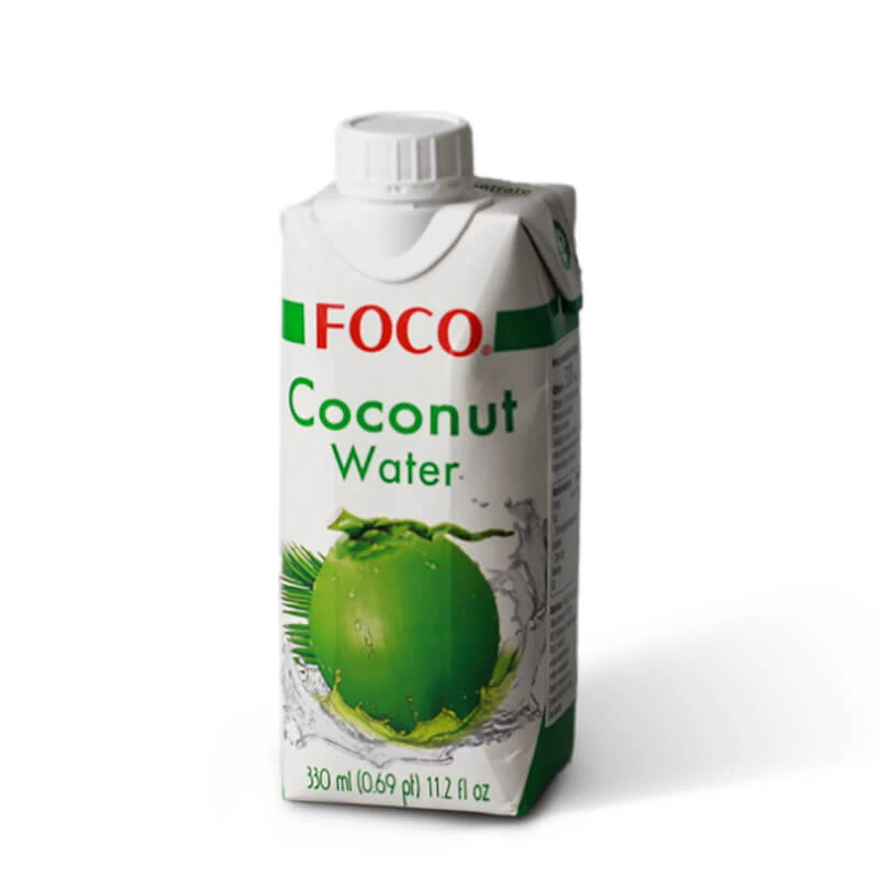 Kokosová voda 100% naturálna FOCO 330 ml