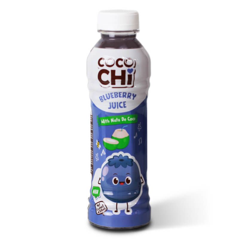 Kokosový nápoj s čučoriedkovou príchuťou COCOCHI 450ml