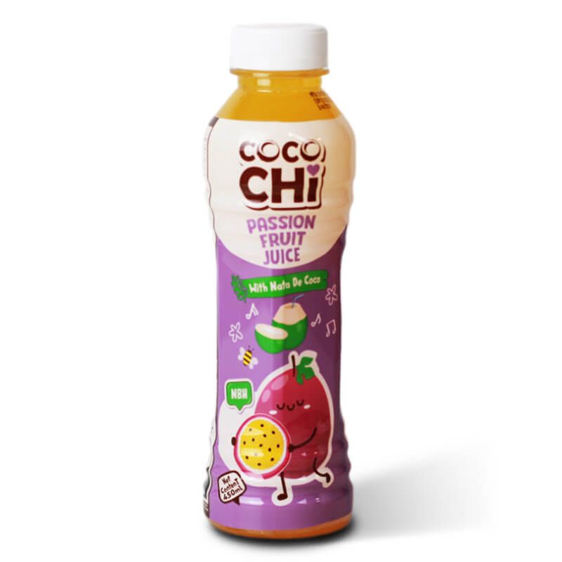 Kokosový nápoj s marakuje príchuťou COCOCHI 450ml