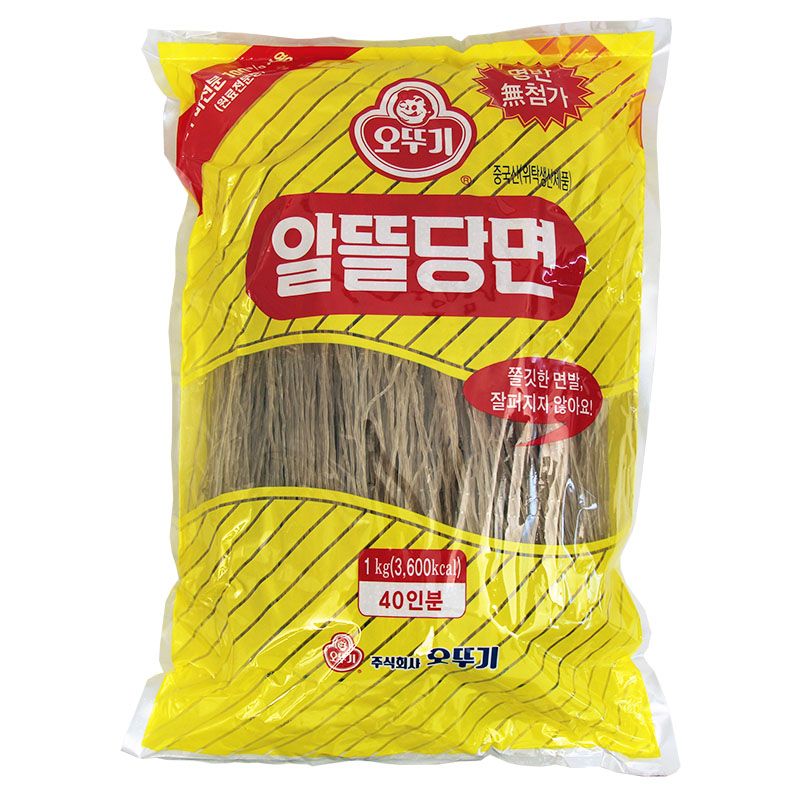 Kórejské jemné sklenené rezance zo sladkých zemiakov OTTOGI 1000 g