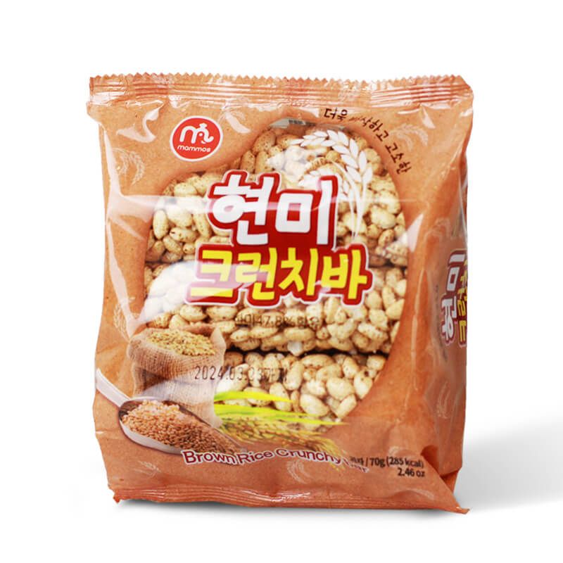 Kórejské krekry z hnedej ryže MAMMOS 70g