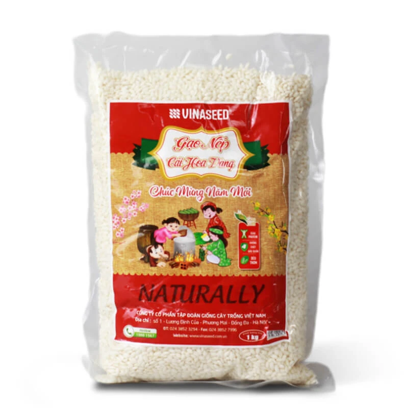 Lepkavá ryža Nep Cai Hoa Vang naturál VINASEED 1kg