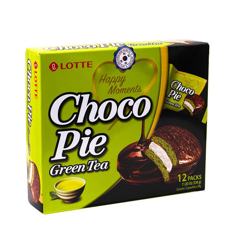 LOTTE Choco Pie - Zelený čaj 336g