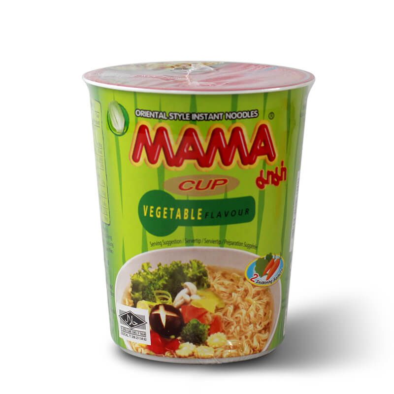 MAMA CUP Instantné rezance - Vegetarianská príchuť 70g