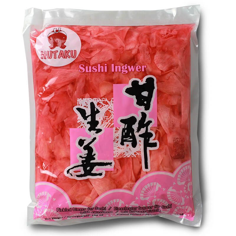 Nakladaný zázvor na suši - ružový HUTAKU 1,45kg