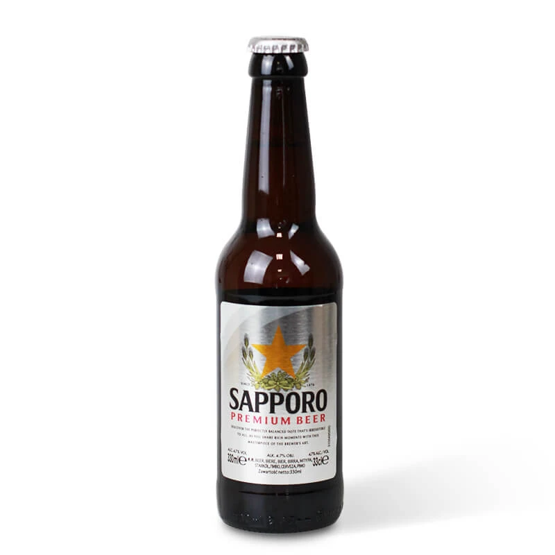 Pivo SAPPORO premium 330 ml, 4,7% vol