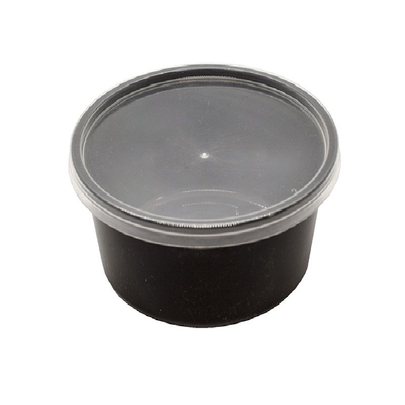 Plastová miska na polievku 850ml - 11808 - Čierná