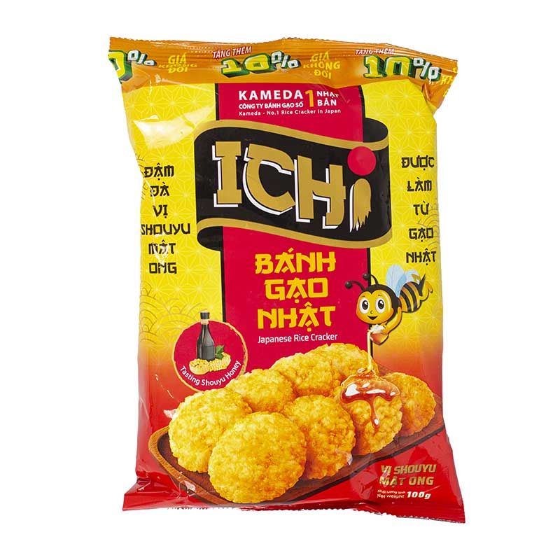 Ryžové krekery s Shoyu a medom ICHI 100 g