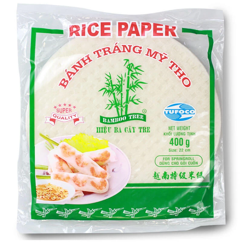 Okrúhly ryžový papier na čerstvé jarné rolky TUFOCO 400g