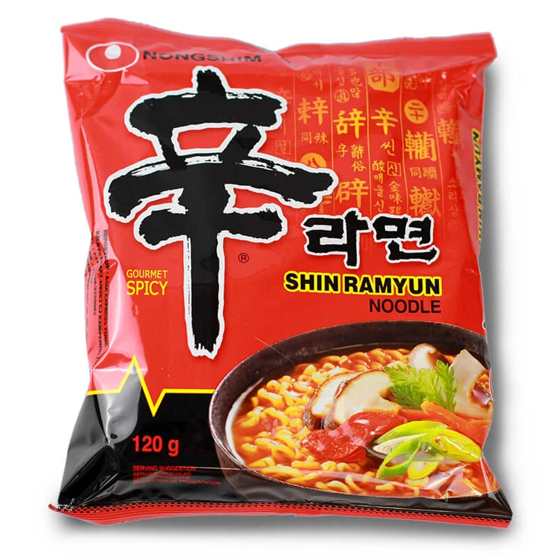 Kórejské rezance Shin Ramyun Gourmet Spicy NONGSHIM 120g