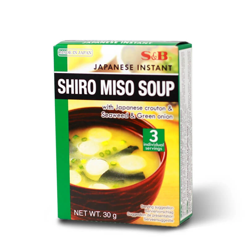Instantná Shiro Miso polievka S&B 30g