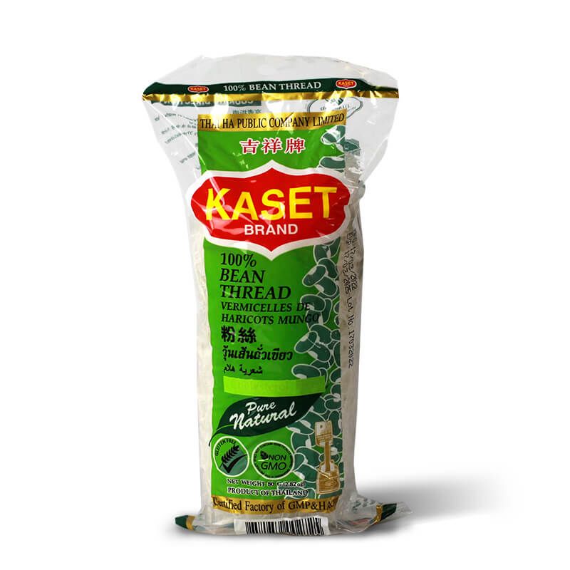 Sklenené rezance z mung fazule KASET BRAND - 80 g