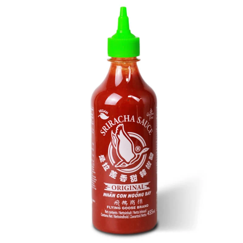 Sriracha pálivá čili omáčka FLYING GOOSE 455 ml