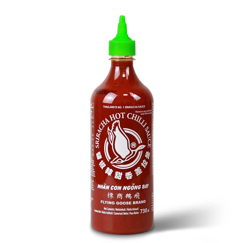 Sriracha pálivá čili omáčka FLYING GOOSE 730 ml