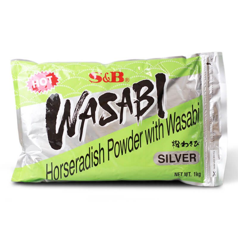 Wasabi chrenový prášok s wasabi (strieborný) S&B 1000g