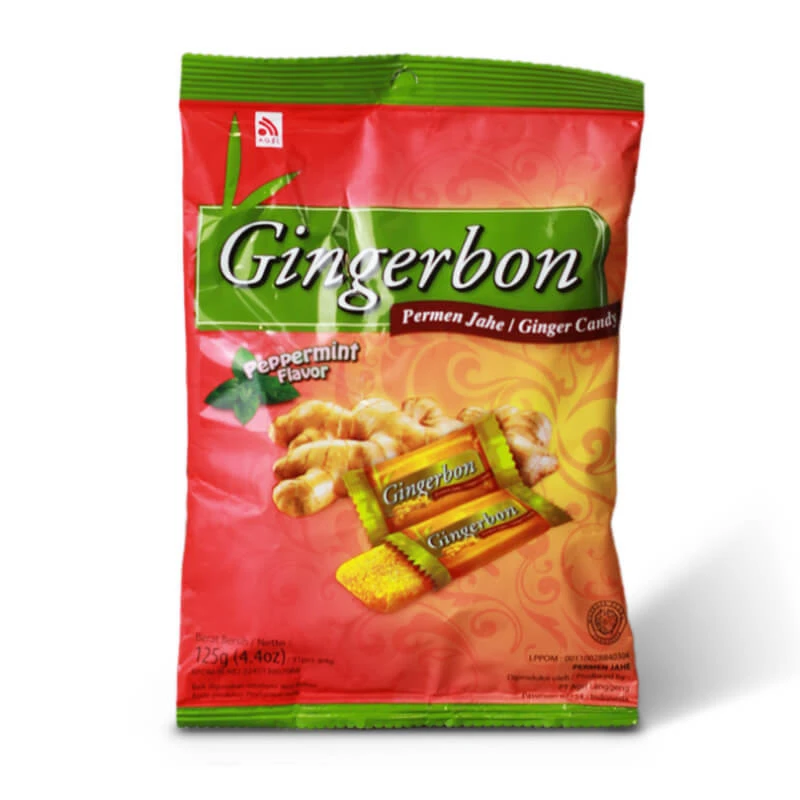Zázvorový cukrík s Mätou Gingerbon 125 g